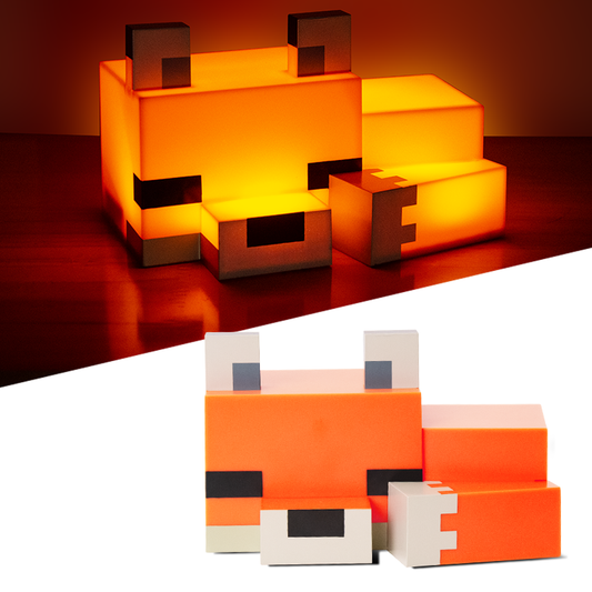 Fox-Shaped Night Light – USB-C Rechargeable, Built-in 500mAh Battery, Cute Desk Lamp