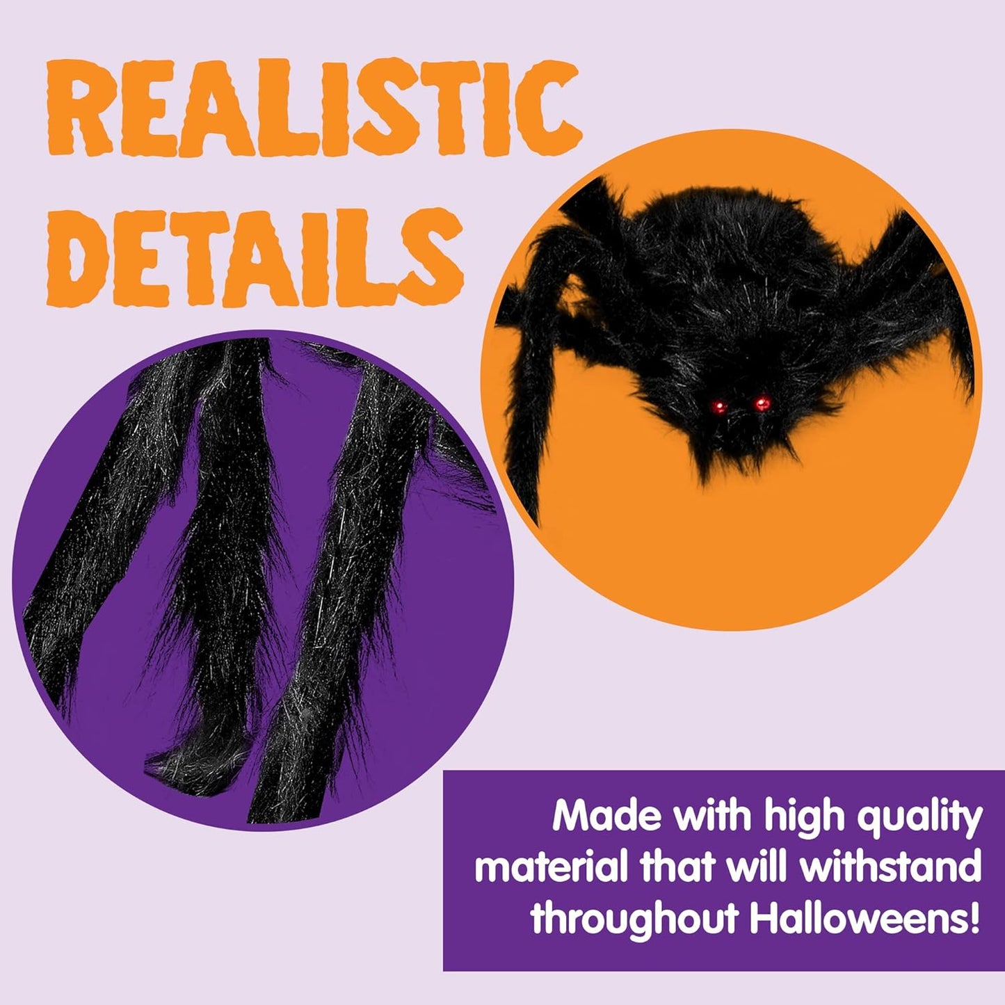 Decoraciones de Halloween para exteriores: Araña gigante
