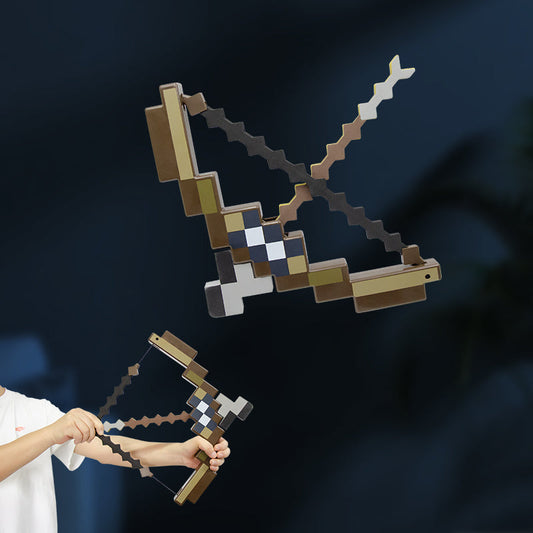 Pixel Bow & Arrow – Game-Inspired Prop, Safe & Eco-Friendly Material, Realistic Pixel Design for Immersive Play