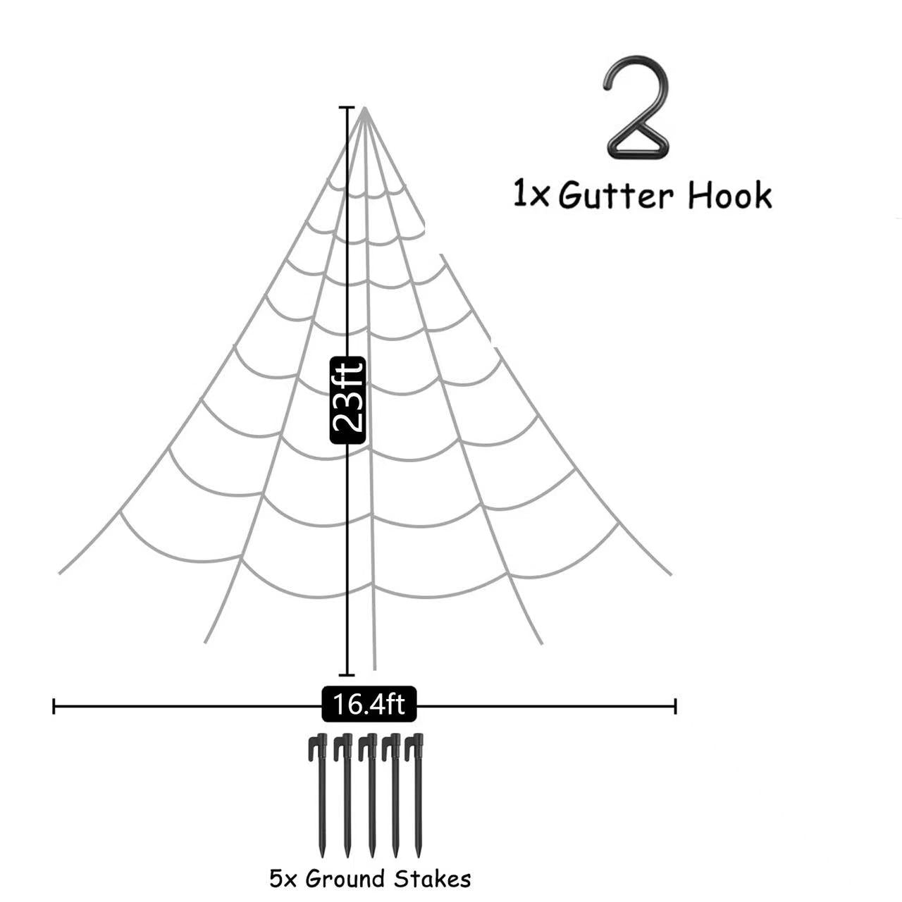 Super Stretchy Cobwebs for Halloween Decor Indoor and Outdoor