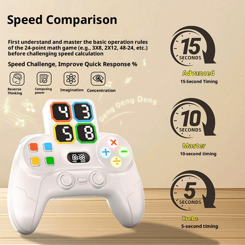 BrainTap 24-Point Math Game Console