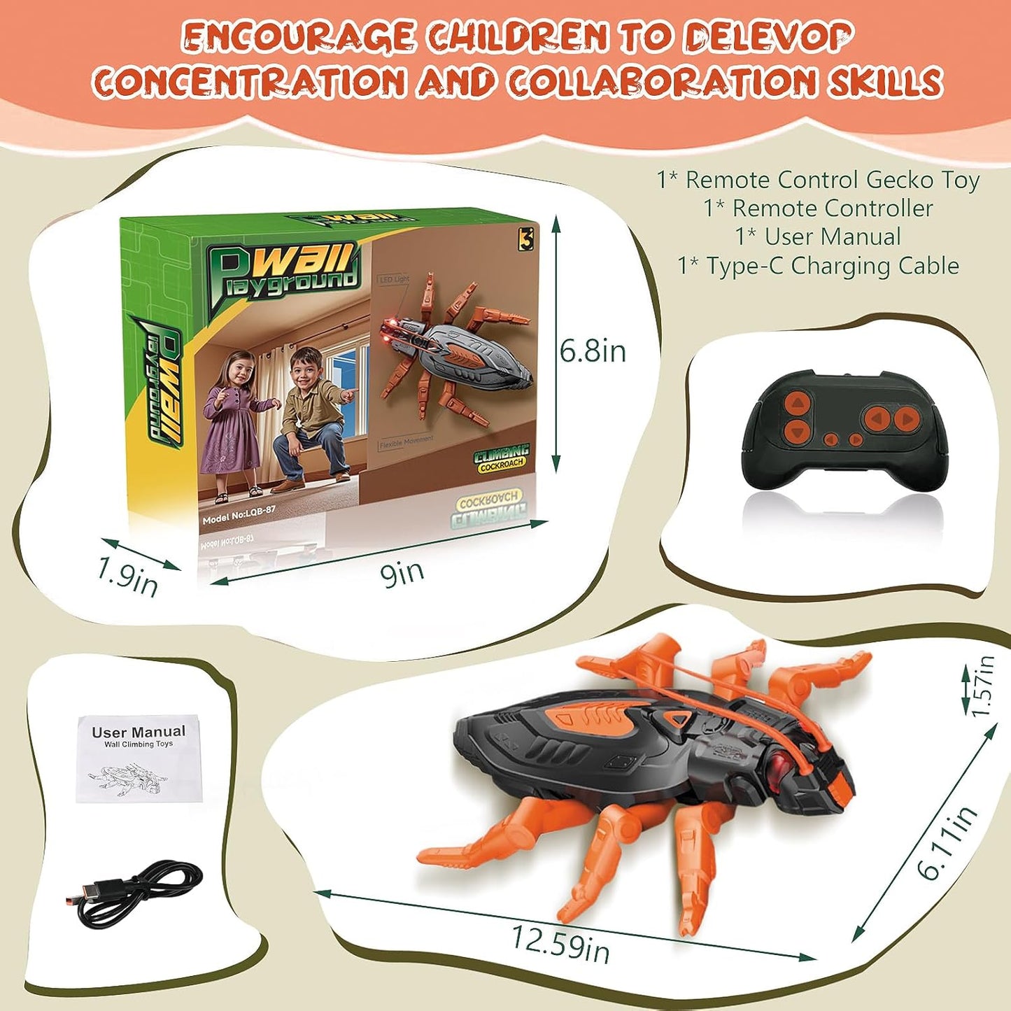 Wall-Crawling Robots – Gecko&Cockroach