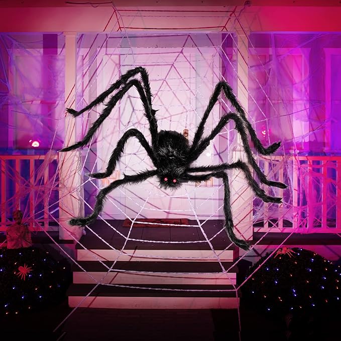 Halloween Outdoor Decorations Giant Spider