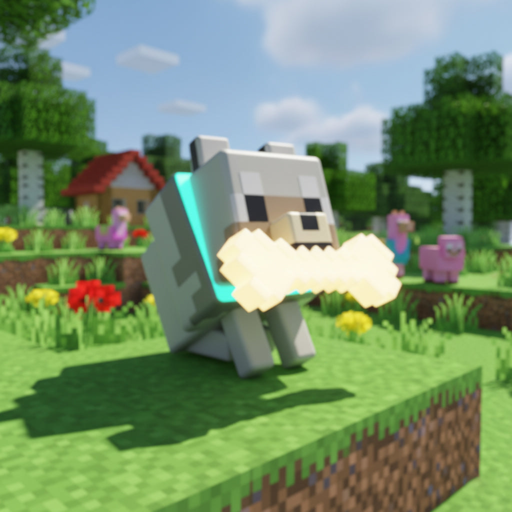 PIXEL BLOCK WOLF NIGHT LIGHT™