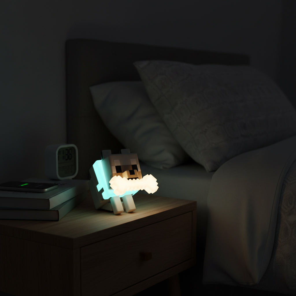PIXEL BLOCK WOLF NIGHT LIGHT™