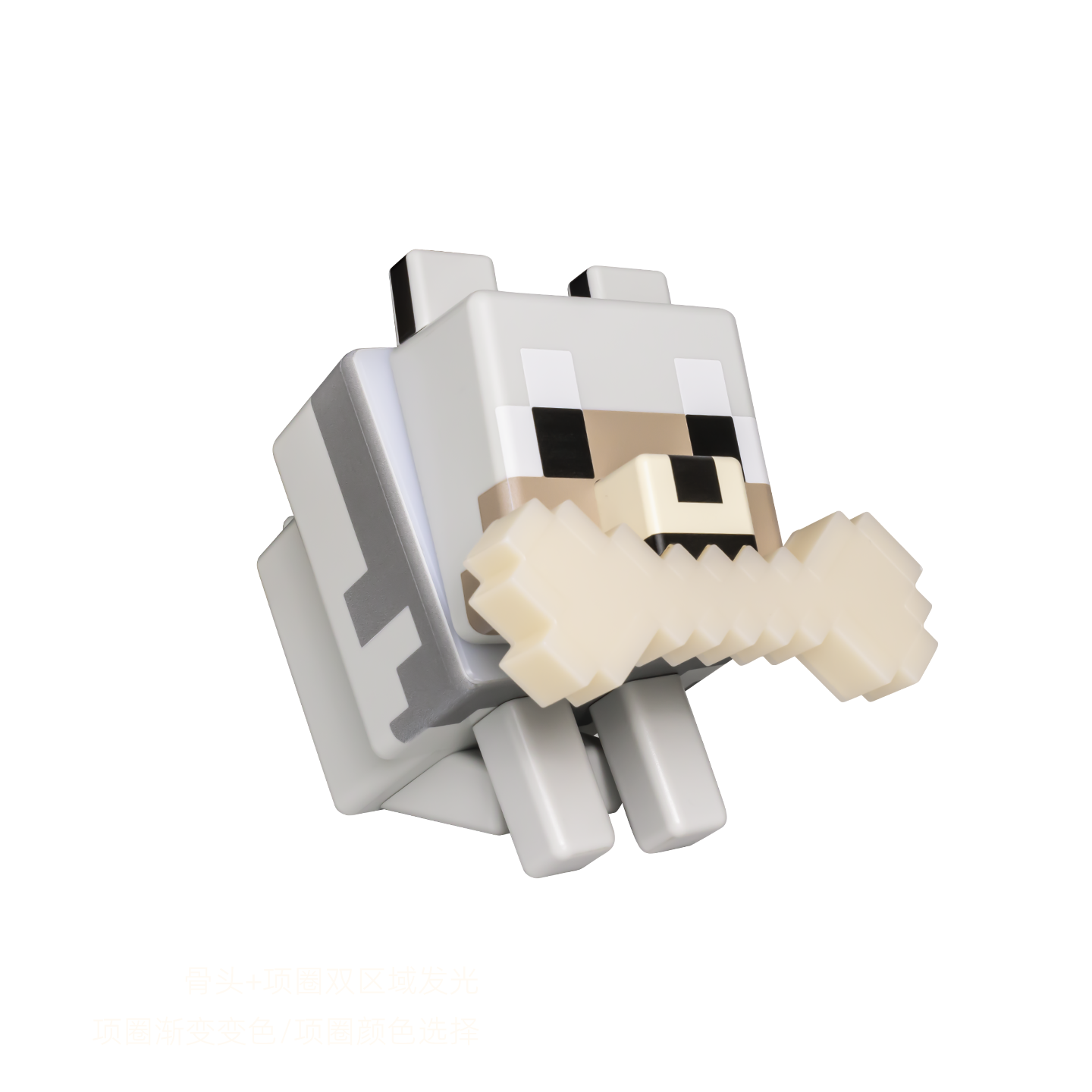 PIXEL BLOCK WOLF NIGHT LIGHT™