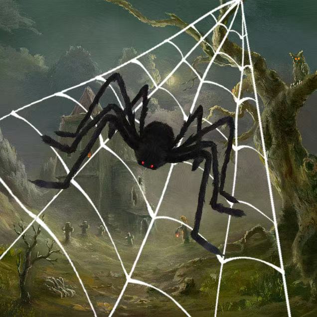 Super Stretchy Cobwebs for Halloween Decor Indoor and Outdoor
