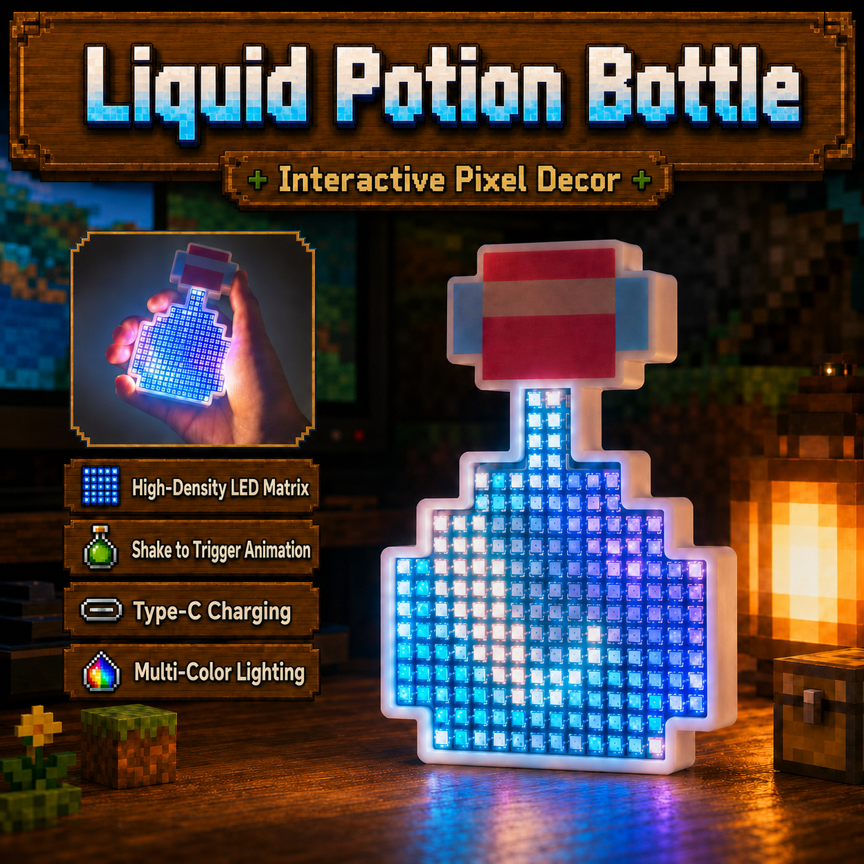 Pixel Flow Potion Bottle™
